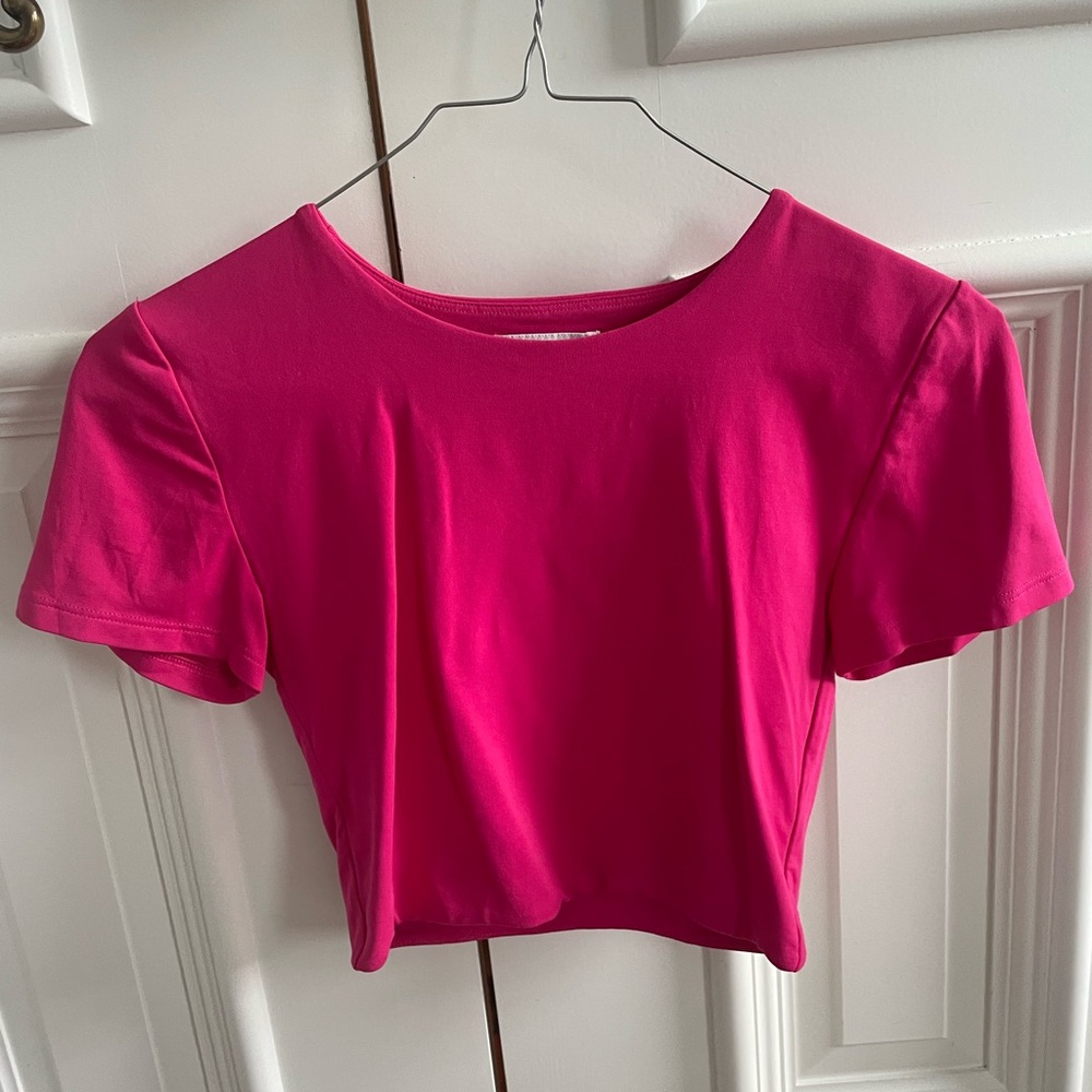 Women's Pink Crop Top